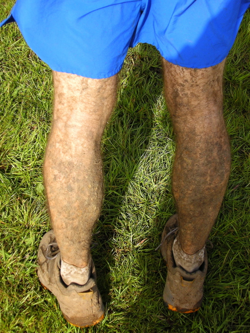 My legs after 50K of serious fun