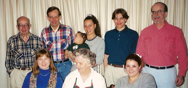 The
Kerr Family, January 2002