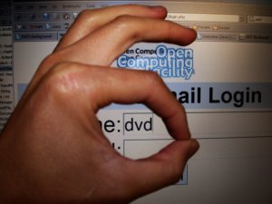 dvd's OCF email login page