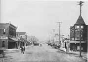 Fullerton (north
on present-day Harbor Blvd.), 1900 (37.3KB), From Fullerton Public Library
