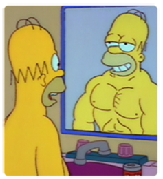 Homer Simpson: Delusional
