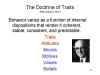 The Doctrine of Traits