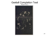 Gestalt Completion Test