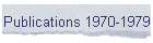 Publications 1970-1979
