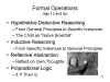 Formal Operations