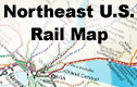 Northeast US Rail Map
