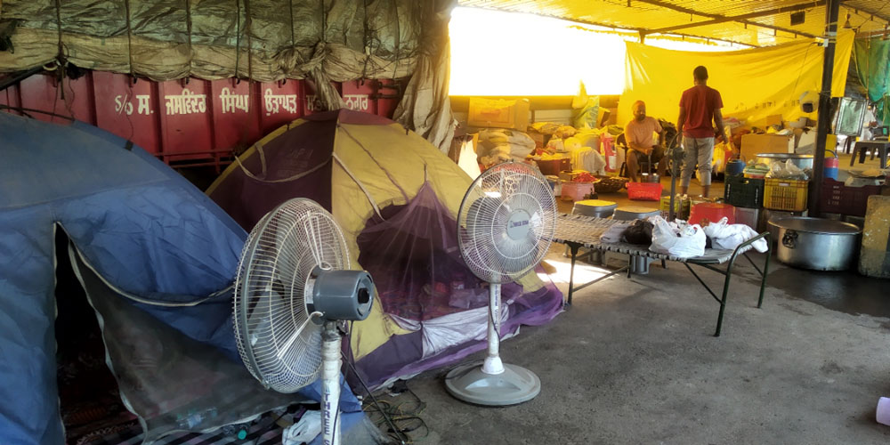 Inside Tent in Rasoi