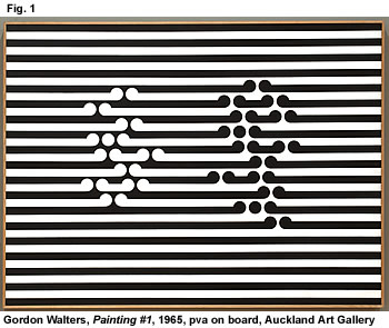 Gordon Walters, Painting #1, 1965, pva on board, Auckland Art Gallery