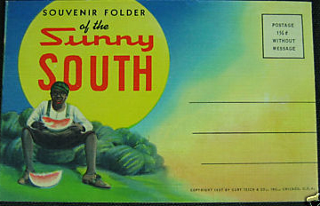 Fig. 8: Vintage SUNNY SOUTH Souvenir from 1937, on sale on Ebay 1/09.