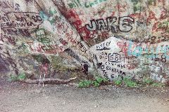 Graffiti on Hay Rock