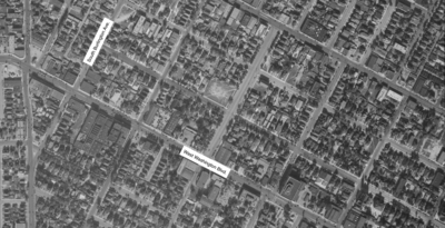 West Washington Boulevard, 1931 aerial photo