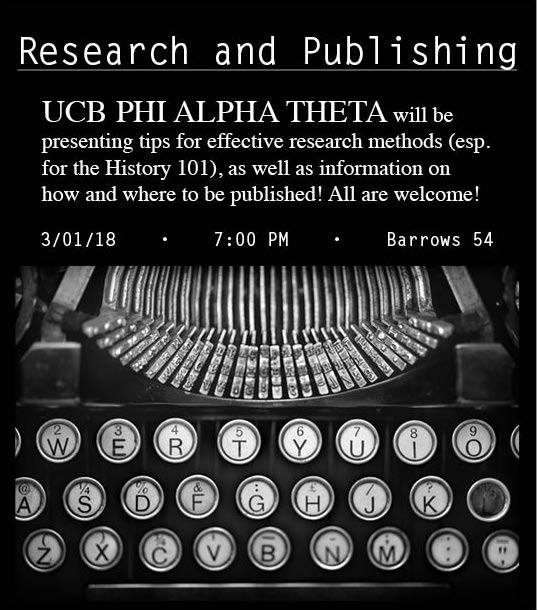 Research and Publishing Night!