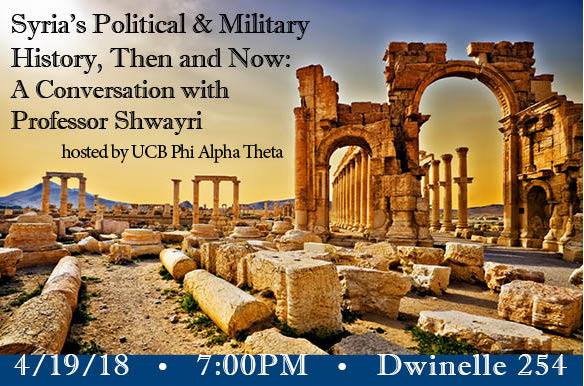 Syria Then and Now: A Conversation with Professor Shwayri!