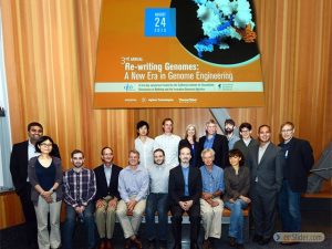 Speakers, Organizers and Sponsors at the 2015 Re-writing Genome Symposium