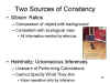 Two Sources of Constancy
