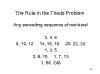 The Rule in the
              Triads Problem