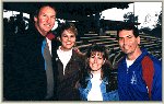 Thumbnail of Charlie Hough and Tom Candiotti at the ballpark with their wives