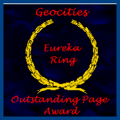 Geocities Eureka Outstanding Page Award