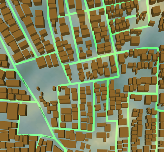 Web App at a neighborhood scale
